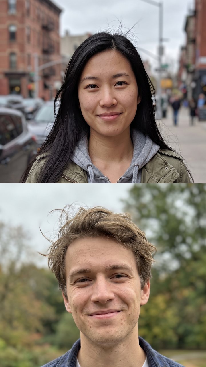 Two portraits to a ruined street: Your photos